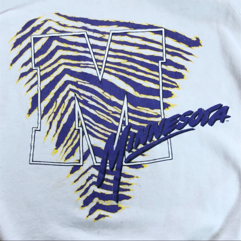 Vintage Zubaz-print Minnesota Vikings Sweatshirt